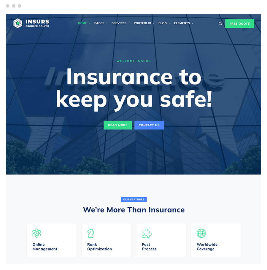 Insurs - Insurance HTML Template