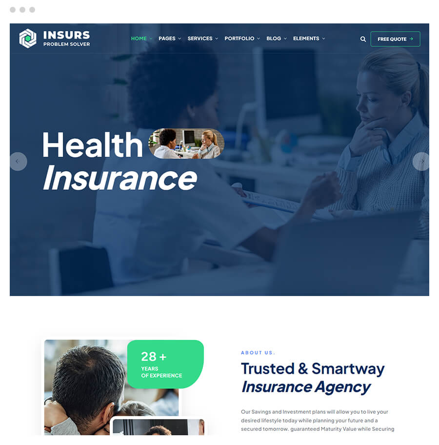 Insurs - Insurance HTML Template