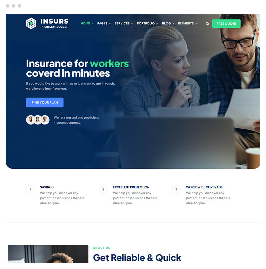 Insurs - Insurance HTML Template